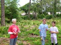 Snakey, Brandi, and Brianna checking out land for new facility (April 2007)